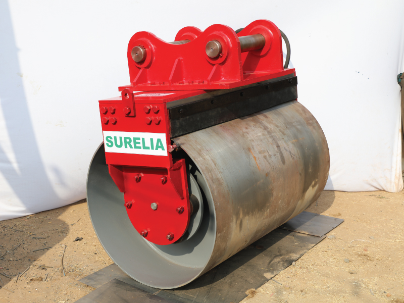 Attachment Type Vibratory Roller